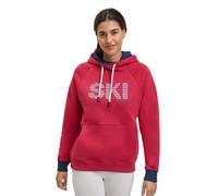 Kapuzenpullover FALKE "FALKE Hoodie", Damen, Gr. XL, rot (rot (8644)), Pullover Kapuzenpullover (74982049-XL) rot (8644)