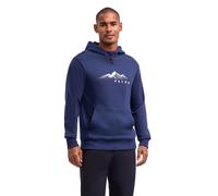 Kapuzenpullover FALKE "FALKE Hoodie", Herren, Gr. L, space blau (6116), Pullover Kapuzenpullover (56161152-L) space blau (6116)