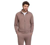 Kapuzenpullover FALKE "FALKE Zip-Jacke", Herren, Gr. L, braun (soil (5181)), Pullover Kapuzenpullover (91956243-L) soil (5181)