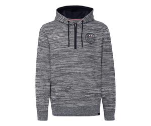 Kapuzenpullover FQ1924 "Hoodie FQGunar", Herren, Gr. XL, blau (navy blazer melange), Obermaterial: 60% Baumwolle CO. 40% Polyester PES., Pullover Kapuzenpullover (90111752-XL) navy blazer melange