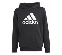 Kapuzenpullover großes Logo Baumwolle Kind adidas Essentials Schwarz 7/8 Jahre alt