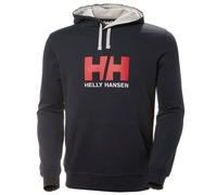 Helly Hansen HH Logo Hoodie Blau, Herren Freizeitpullover, Größe M - Farbe Navy