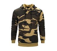 Kapuzenpullover Herren Hoodie Camouflage Workerhoodie Kapuzenpulli Sweatshirt Mit Kapuze Männer Baumwolle Volle Größe Hoody Größe hochwertig und sehr Soft Camouflage Khaki,Himmelblaul,Army Grün