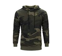 Kapuzenpullover Herren Hoodie Camouflage Workerhoodie Kapuzenpulli Sweatshirt Mit Kapuze Männer Baumwolle Volle Größe Hoody Größe hochwertig und sehr Soft Camouflage Khaki,Himmelblaul,Army Grün