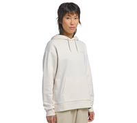 Kapuzenpullover JACK WOLFSKIN "ESSENTIAL HOODIE W", Damen, Gr. S (36), weiß (cotton, weiß), Obermaterial: 100% Baumwolle, Pullover Kapuzenpullover (99113910-S) cotton, weiß