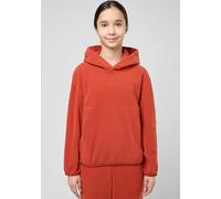 Kapuzenpullover JACK WOLFSKIN "SMILEYWORLD HOODY Y", Kinder, Gr. S, rot (intense, rust), Hauptmaterial: 100% Polyester (recycled). Futter: 100% Polyester (recycled), Pullover Kapuzenpullover (96085518