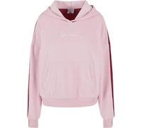 Kapuzenpullover KARL KANI "Karl Kani Damen", Damen, Gr. XXS, berry, light rose, 80% Baumwolle, 20% Polyester, mehrfarbig, normal, ohne Ausschnitt, Pullover Kapuzenpullover (90302007-XXS) berry, light