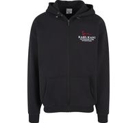 Karl Kani Chest Signature Oversize Full Zip Hoodie Schwarz Herren L Schwarz L