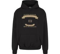 Kapuzenpullover KARL KANI "Karl Kani Herren KM241-006-1 Karl Kani Metal Plate Os Hoodie", Herren, Gr. XS, schwarz, 60% Baumwolle, 40% Polyester, mehrfarbig, normal, ohne Ausschnitt, Pullover Kapuzenpu