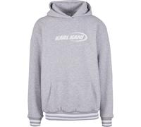 Kapuzenpullover KARL KANI "Karl Kani Kani Ellipse Hoodie", Herren, Gr. S, grau melange, 60% Baumwolle, 40% Polyester, mehrfarbig, normal, ohne Ausschnitt, Pullover Kapuzenpullover (55691961-S) grau me