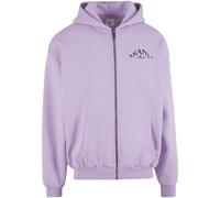 Kapuzenpullover KARL KANI "Karl Kani Kani Palm Os Zip Hoodie", Herren, Gr. S, violet, 65% Baumwolle, 35% Polyester, mehrfarbig, normal, ohne Ausschnitt, Pullover Kapuzenpullover (99560743-S)