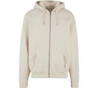 Kapuzenpullover KARL KANI "Karl Kani Karl Kani Authentic Star Logo OS Full Zip Hoodie", Herren, Gr. XS, beige (lightsand), 65% Baumwolle, 35% Polyester, mehrfarbig, oversize, ohne Ausschnitt, Sweatjac