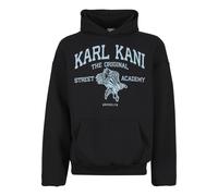 Kapuzenpullover KARL KANI "Karl Kani Karl Kani Kani Street Academy OS Hoodie", Herren, Gr. S, schwarz, 60% Baumwolle, 40% Polyester, mehrfarbig, loose fit, ohne Ausschnitt, Pullover Kapuzenpullover (3