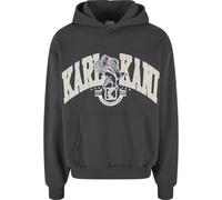 Karl Kani Kapuzenpullover OG Eagle Print Hoodie Oversize Anthrazit/Lightsand Herren M