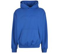Kapuzenpullover KARL KANI "Karl Kani KK Autograph Heavy Sweat OS Hoodie", Herren, Gr. S, blau, 80% Baumwolle, 20% Polyester, oversize, ohne Ausschnitt, Pullover Kapuzenpullover (91763056-S) blau