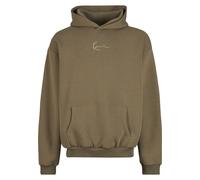 Kapuzenpullover KARL KANI "Karl Kani KK Small Signature Essential Os Hoodie", Herren, Gr. L, braun, 80% Baumwolle, 20% Polyester, oversize, ohne Ausschnitt, Pullover Kapuzenpullover (59637567-L) braun