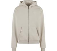 Kapuzenpullover KARL KANI "Karl Kani KK Small Signature Essential Ziphoodie", Herren, Gr. S, beige, 80% Baumwolle, 20% Polyester, Pullover Kapuzenpullover (87563404-S) beige