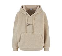 Karl Kani Signature Teddy OS Hoodie in Gr. L in Beige