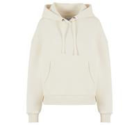 Kapuzenpullover KARL KANI "Karl Kani Small Signature Essential Os Hoodie", Damen, Gr. L, beige (sanftes weiß), 65% Baumwolle, 35% Polyester, mehrfarbig, relaxed fit, ohne Ausschnitt, Pullover Kapuzenp