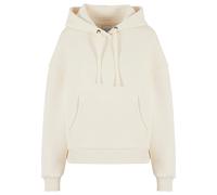 Kapuzenpullover KARL KANI "Karl Kani Small Signature Essential Os Hoodie", Damen, Gr. M, sanftes weiß, 65% Baumwolle, 35% Polyester, mehrfarbig, relaxed fit, ohne Ausschnitt, Pullover Kapuzenpullover