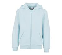 Kapuzenpullover KARL KANI "Karl Kani Varsity Palm Print Zip Hoodie Junior", Mädchen, Gr. 110/116, blau (turquoise), 70% Baumwolle, 30% Polyester, mehrfarbig, normal, ohne Ausschnitt, Pullover Kapuzenp