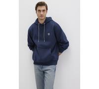 Kapuzenpullover MAVI "HOODIE", Herren, Gr. XXL, schwarz iris, Stoff, 58% Baumwolle, 42% Polyester, bedruckt, normal normal, ohne Ausschnitt, normaler Saum, Pullover Kapuzenpullover, Logo Hoodie (57204