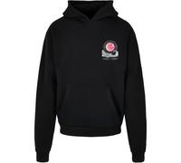 Kapuzenpullover MERCHCODE "Merchcode Sunset Charm Oversized Hoody", Herren, Gr. M, schwarz, 100% Baumwolle, mehrfarbig, oversize, ohne Ausschnitt, Pullover Kapuzenpullover (60182746-M) schwarz