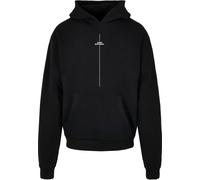 Kapuzensweatshirt MERCHCODE "Merchcode Think Different Ultra Heavy Hoody", Herren, Gr. L, schwarz, 100% Baumwolle, bedruckt, Sweatshirts (24773149-L) schwarz