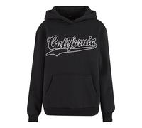 Kapuzenpullover MISS TEE "Miss Tee California Ladies Fluffy Hoody", Damen, Gr. XS, schwarz, 70% Baumwolle, 30% Polyester, mehrfarbig, loose fit, ohne Ausschnitt, Pullover Kapuzenpullover (25555117-XS)