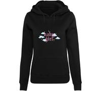 Miss Tee Kapuzenpullover Baby Girl Hoody Damen S Schwarz 65% Baumwolle 35% Polyester