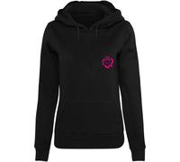 Kapuzenpullover MISS TEE "Miss Tee Damen Everything's Nice Hoody", Damen, Gr. S, schwarz, 65% Baumwolle, 35% Polyester, unifarben, normal, ohne Ausschnitt, Pullover Kapuzenpullover (27483261-S) schwar