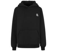 Kapuzenpullover MISS TEE "Miss Tee Flying Butterfly EMB Fluffy Hoody", Damen, Gr. XS, schwarz, 100% Baumwolle, mehrfarbig, normal, ohne Ausschnitt, Pullover Kapuzenpullover (13471406-XS) schwarz