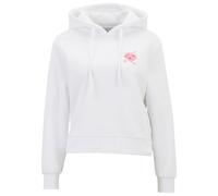 Kapuzenpullover MISS TEE "Miss Tee Self Love Club Hoody", Damen, Gr. S, weiß, 65% Baumwolle, 35% Polyester, mehrfarbig, normal, ohne Ausschnitt, Pullover Kapuzenpullover (33287735-S) weiß