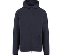 Kapuzenpullover MISTERTEE "MisterTee Basic Hooded Zipper", Herren, Gr. XL, dunkelblau, 80% Baumwolle, 20% Polyester, unifarben, normal, ohne Ausschnitt, Pullover Kapuzenpullover (98004662-XL) dunkelbl
