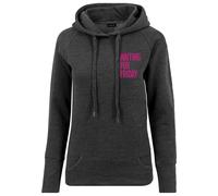 Kapuzenpullover MISTERTEE "MisterTee Damen Ladies Waiting For Friday Hoody", Damen, Gr. L, charcoal, 60% Baumwolle, 40% Polyester, unifarben, normal, Pullover Kapuzenpullover (73126260-L) charcoal