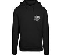 Mister Tee Herren Heart Cage Hoody Black, XXL