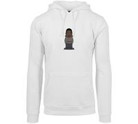 Kapuzenpullover MISTERTEE "MisterTee Texas Sketch Hoodie", Herren, Gr. L, weiß, 65% Baumwolle, 35% Polyester, mehrfarbig, normal, ohne Ausschnitt, Pullover Kapuzenpullover (30398228-L) weiß