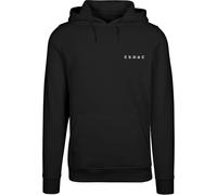Kapuzenpullover MISTERTEE "MisterTee Trust Dove Hoody", Herren, Gr. XS, schwarz, 65% Baumwolle, 35% Polyester, mehrfarbig, normal, ohne Ausschnitt, Pullover Kapuzenpullover (51262649-XS) schwarz