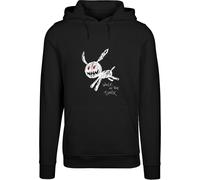 Kapuzenpullover MISTERTEE "MisterTee Walk In The Dark Hoody", Herren, Gr. XXL, schwarz, 65% Baumwolle, 35% Polyester, mehrfarbig, normal, ohne Ausschnitt, Pullover Kapuzenpullover (66479545-XXL) schwa