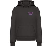 Kapuzenpullover MISTERTEE "MisterTee Yokohama Race Hoody", Herren, Gr. L, schwarz, 65% Baumwolle, 35% Polyester, mehrfarbig, normal, ohne Ausschnitt, Pullover Kapuzenpullover (52171520-L) schwarz