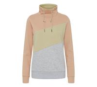 Kapuzenpullover OXMO "Hoodie OXAgda", Damen, Gr. L, rosa (mahogany rose), Obermaterial: 70% Baumwolle CO. 30% Polyester PES., Sweatshirts Kapuzenpullover (44451166-L) mahogany rose