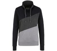 Kapuzenpullover OXMO "Hoodie OXAgda", Damen, Gr. M, schwarz, Web, Obermaterial: 70% Baumwolle CO. 30% Polyester PES., unifarben, casual, normal, ohne Ausschnitt, Langarm, Sweatshirts (31166410-M) schw