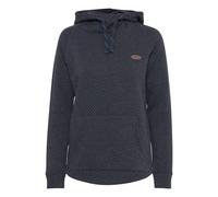 Kapuzenpullover OXMO "Hoodie OXAmina", Damen, Gr. S, grau (dunkelgrau melange), Obermaterial: 70% Baumwolle CO. 30% Polyester PES., Sweatshirts Kapuzenpullover (40134135-S) dunkelgrau melange
