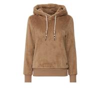 OXMO Anniken Hoodie Damen Kapuzenpullover Pullover mit Kapuze & Teddyfutter außen kurz, Größe:XL, Farbe:Kelp (171022)