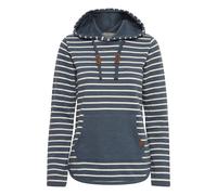 Kapuzenpullover OXMO "Hoodie OXCarina", Damen, Gr. XS, blau (ensign blau), Obermaterial: 65% Polyester PES. 35% Baumwolle CO., Sweatshirts Kapuzenpullover (62761031-XS) ensign blau