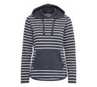 Kapuzenpullover OXMO "Hoodie OXCarina", Damen, Gr. XS, blau (marineblaus), Obermaterial: 65% Polyester PES. 35% Baumwolle CO., Sweatshirts Kapuzenpullover (57288723-XS) marineblaus