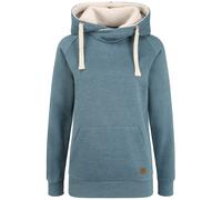 Kapuzenpullover OXMO "Hoodie OXJulia", Damen, Gr. L, blau (ensign blau teddy), Obermaterial: 60% Baumwolle CO. 40% Polyester PES., Sweatshirts Kapuzenpullover (28354912-L) ensign blau teddy