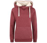 Kapuzenpullover OXMO "Hoodie OXJulia", Damen, Gr. S, rot (zinfandel), Obermaterial: 60% Baumwolle CO. 40% Polyester PES., Sweatshirts Kapuzenpullover (86500104-S) zinfandel