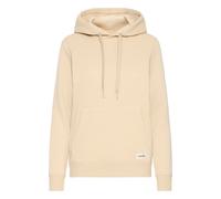 Kapuzenpullover OXMO "Hoodie OXKAREN", Damen, Gr. XS, beige (oyster), Obermaterial: 80% Baumwolle CO. 20% Polyester PES., Pullover Kapuzenpullover (68735858-XS) oyster