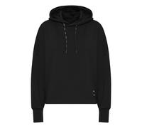 Kapuzenpullover OXMO "Hoodie OXSanni", Damen, Gr. M, schwarz, Obermaterial: 55% Polyester PES. 45% Baumwolle CO., Pullover Kapuzenpullover (66008763-M) schwarz